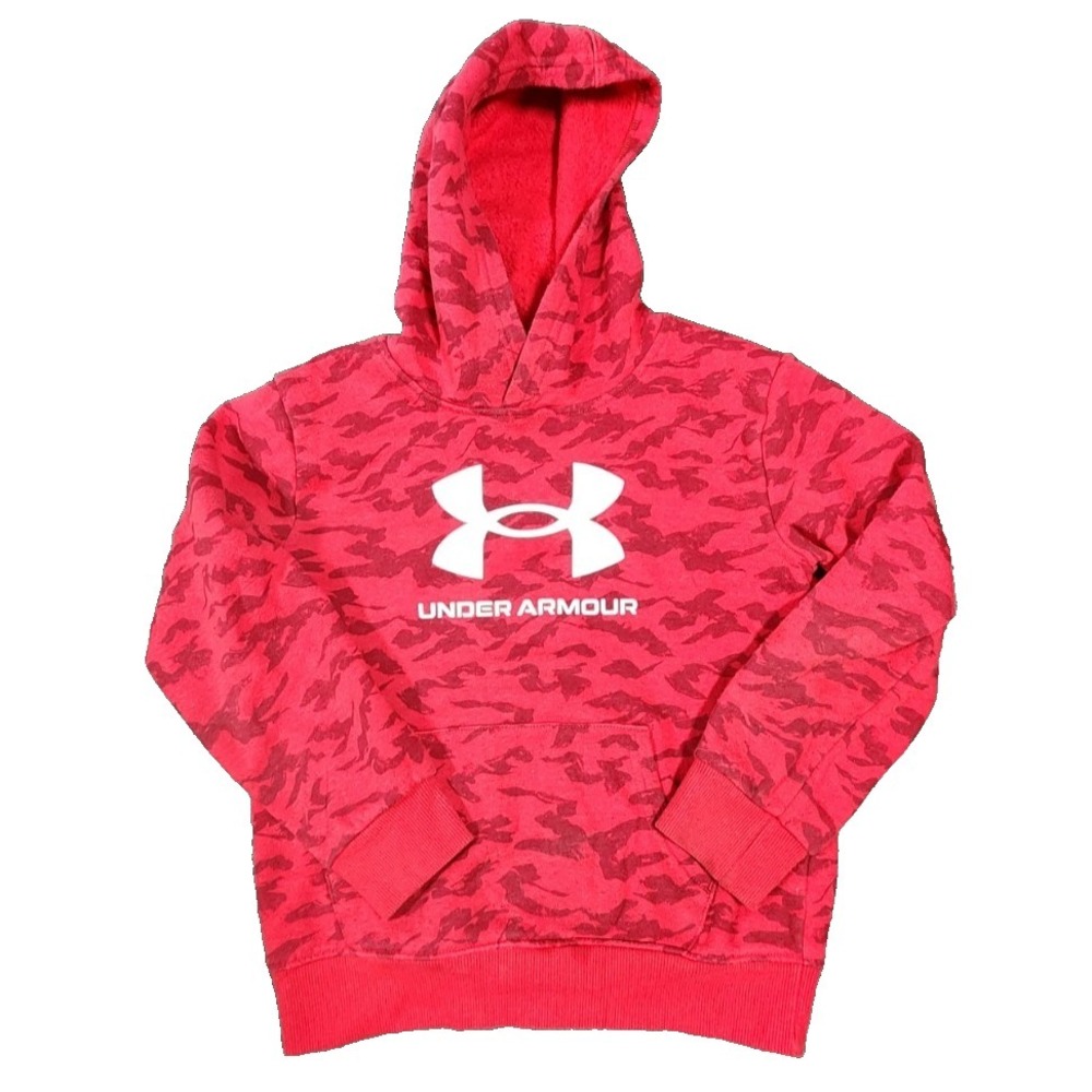 Under Amour Red Hoodie Boys Size 6‎